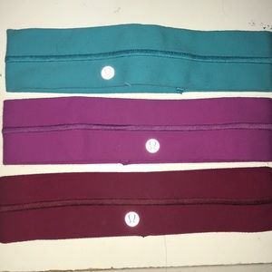 3 lululemon Head bands